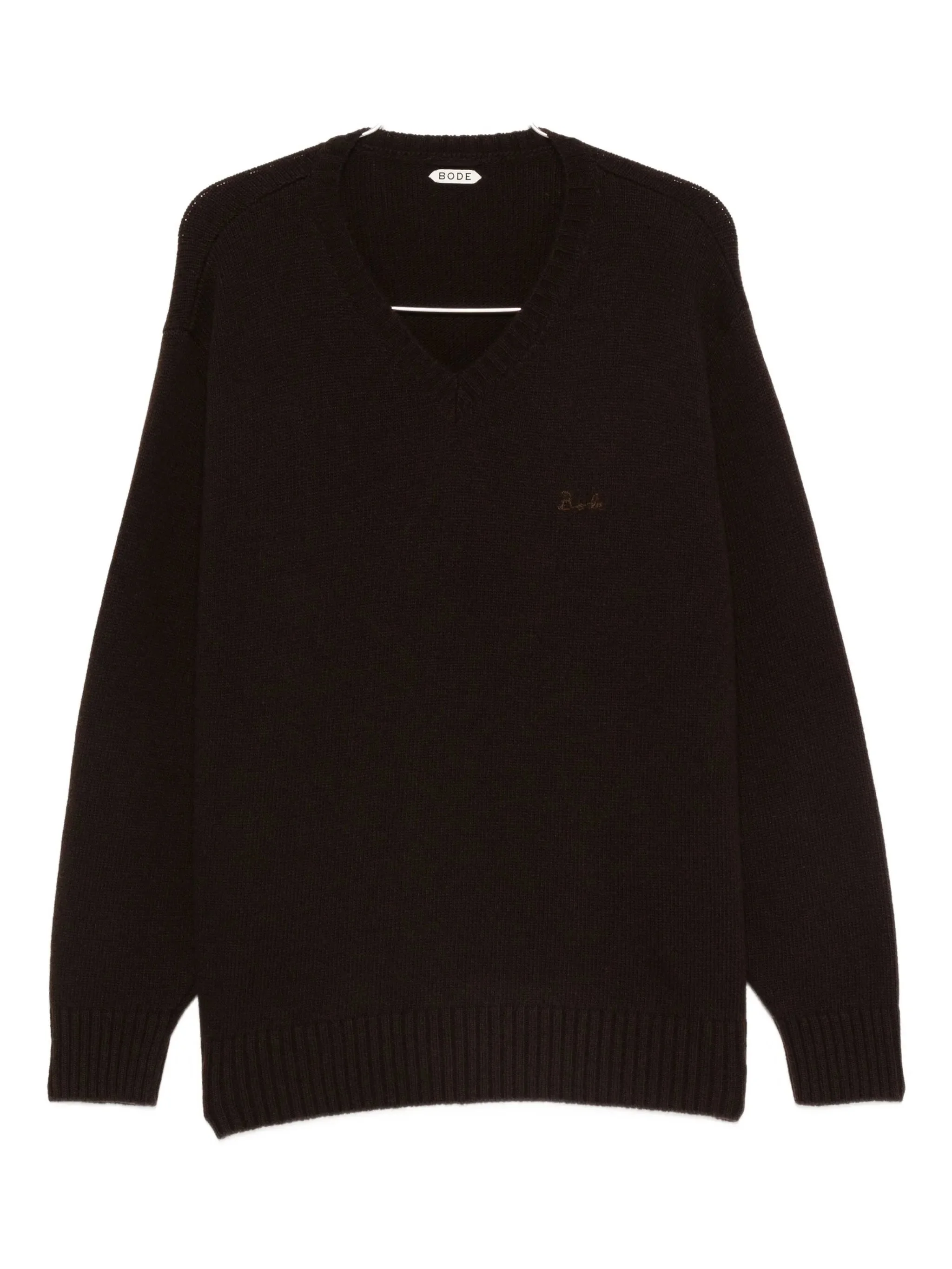 Bode V-neck Logo-embroidered Sweater - 1