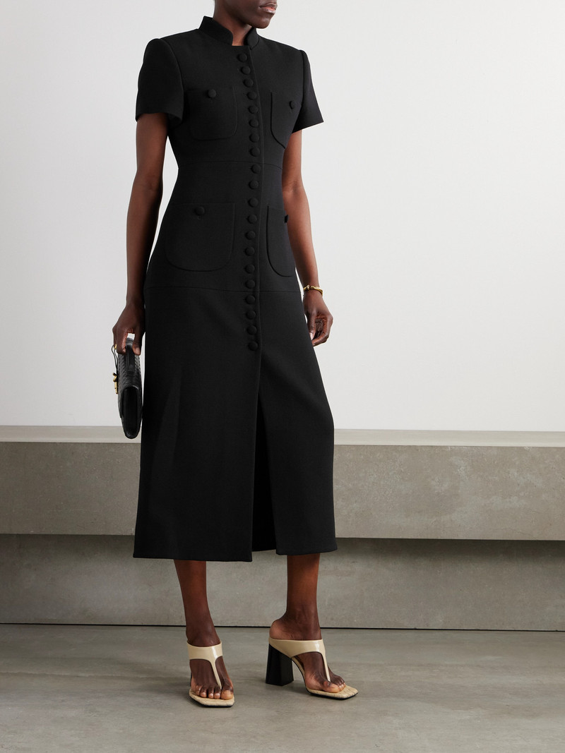 LIBEROWE Imperial Wool-crepe Midi Dress outlook