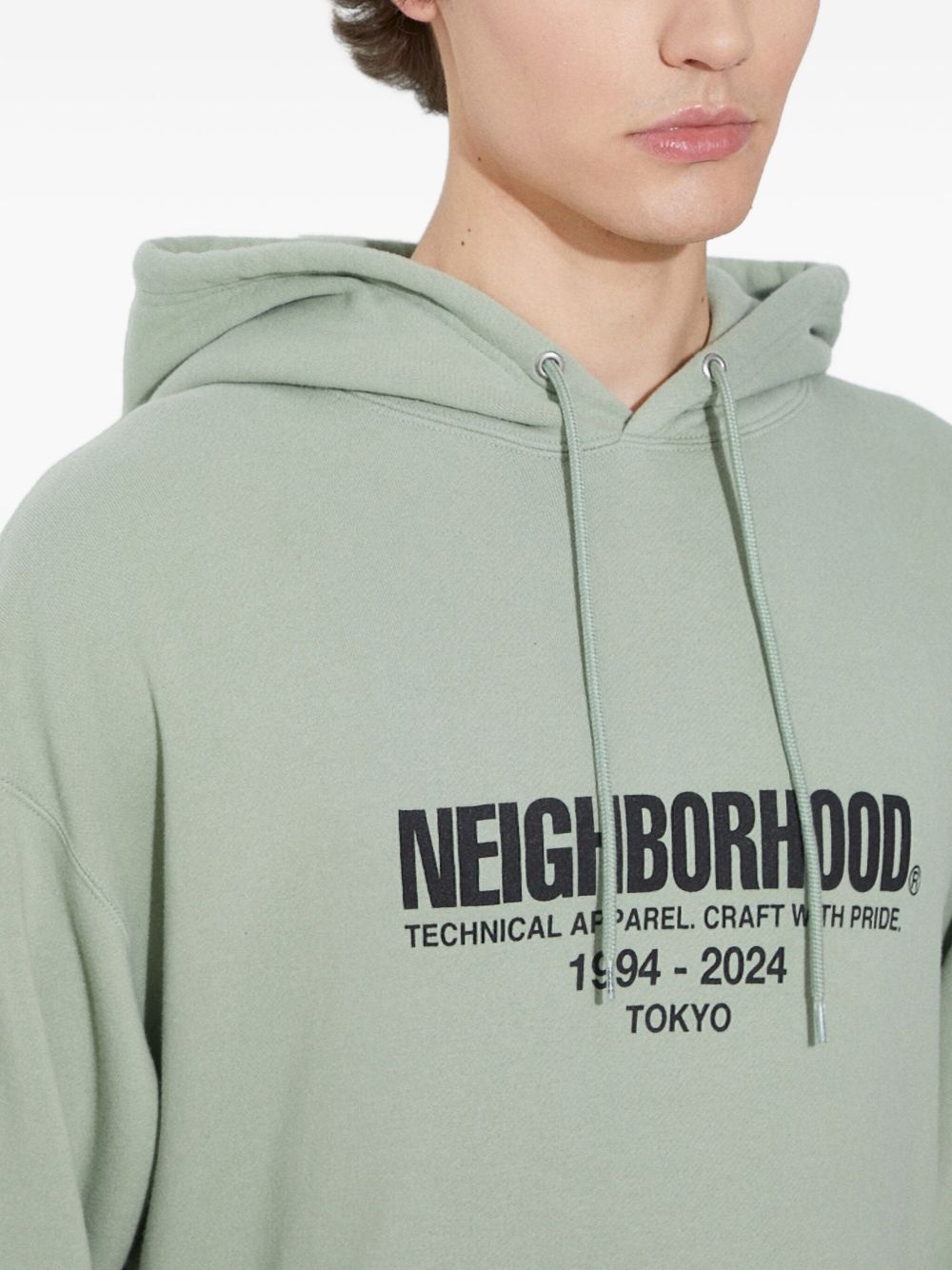 logo-print hoodie - 4