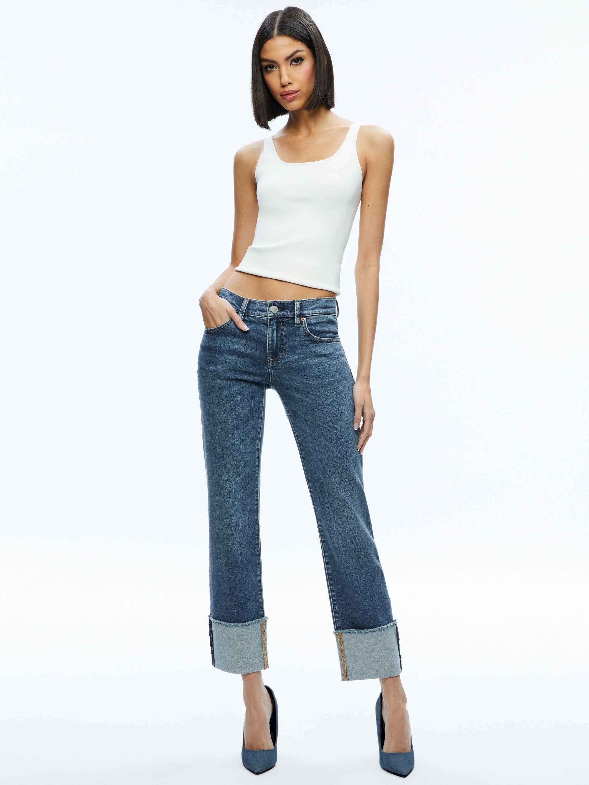 ABILENE LOW RISE CUFFED JEAN - 2