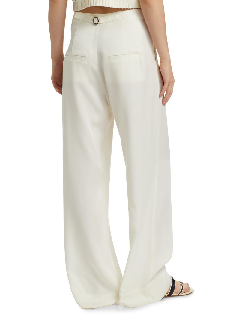 Women's Macbee Double-Pleated Pants - Ecru 5
