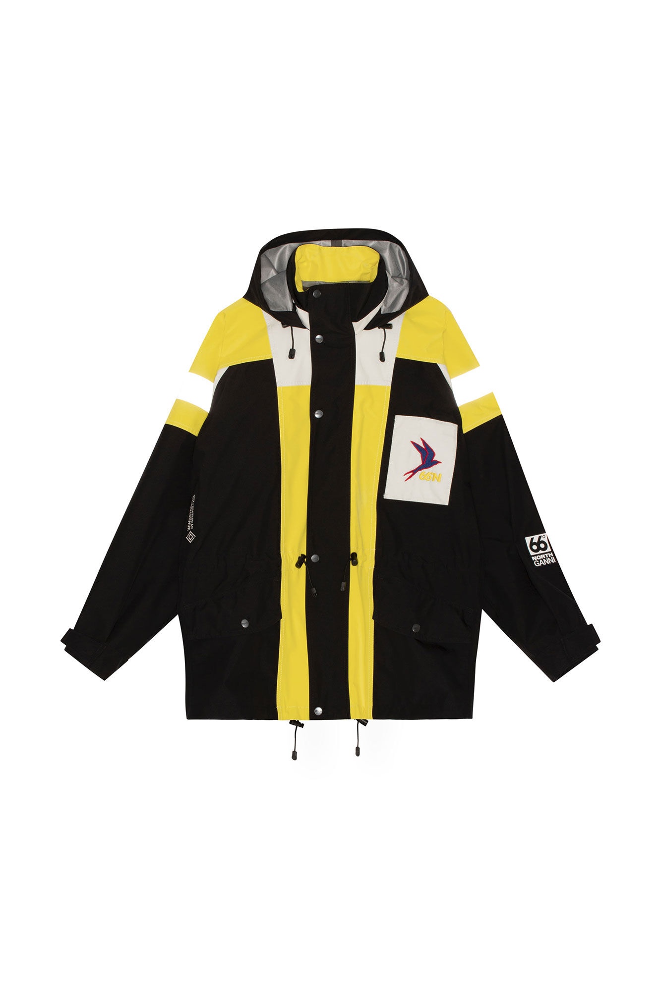 GANNI X 66°NORTH KRIA SHELL JACKET - 1