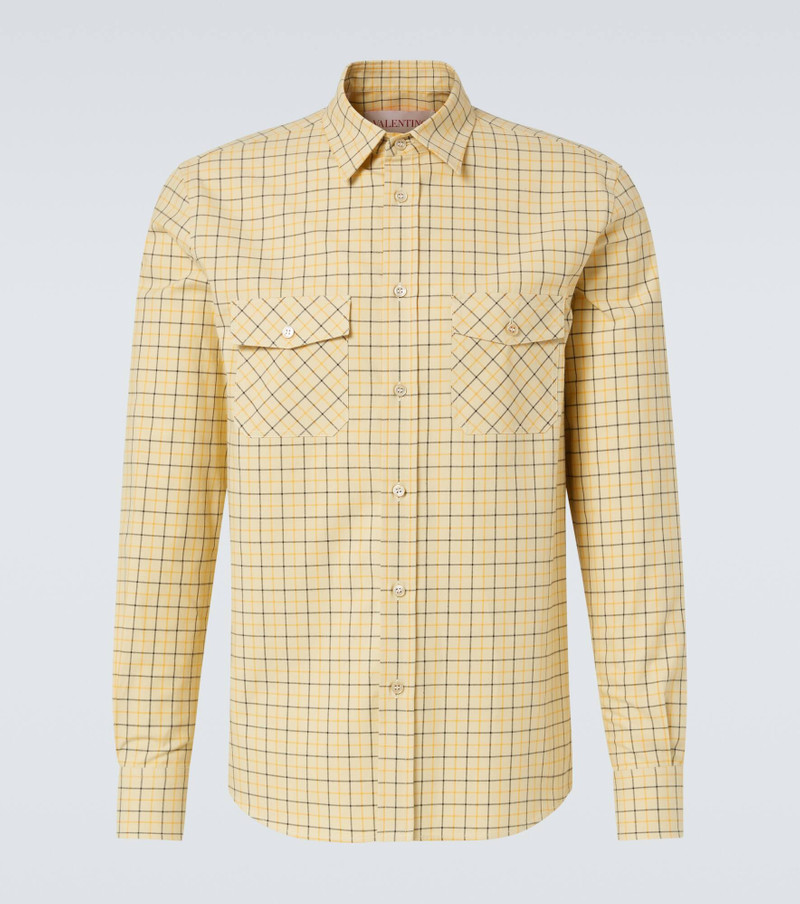 Checked cotton shirt - 1