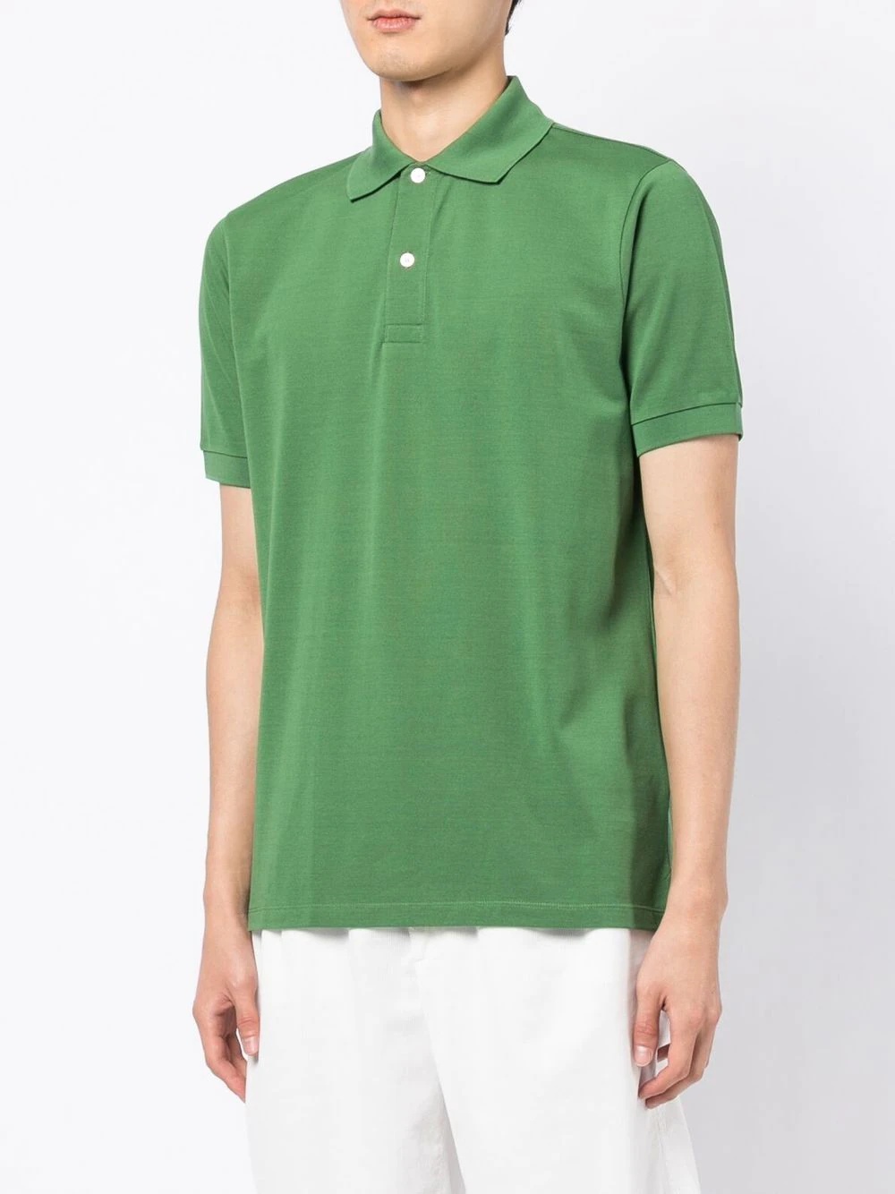 stripe-trim polo shirt - 3