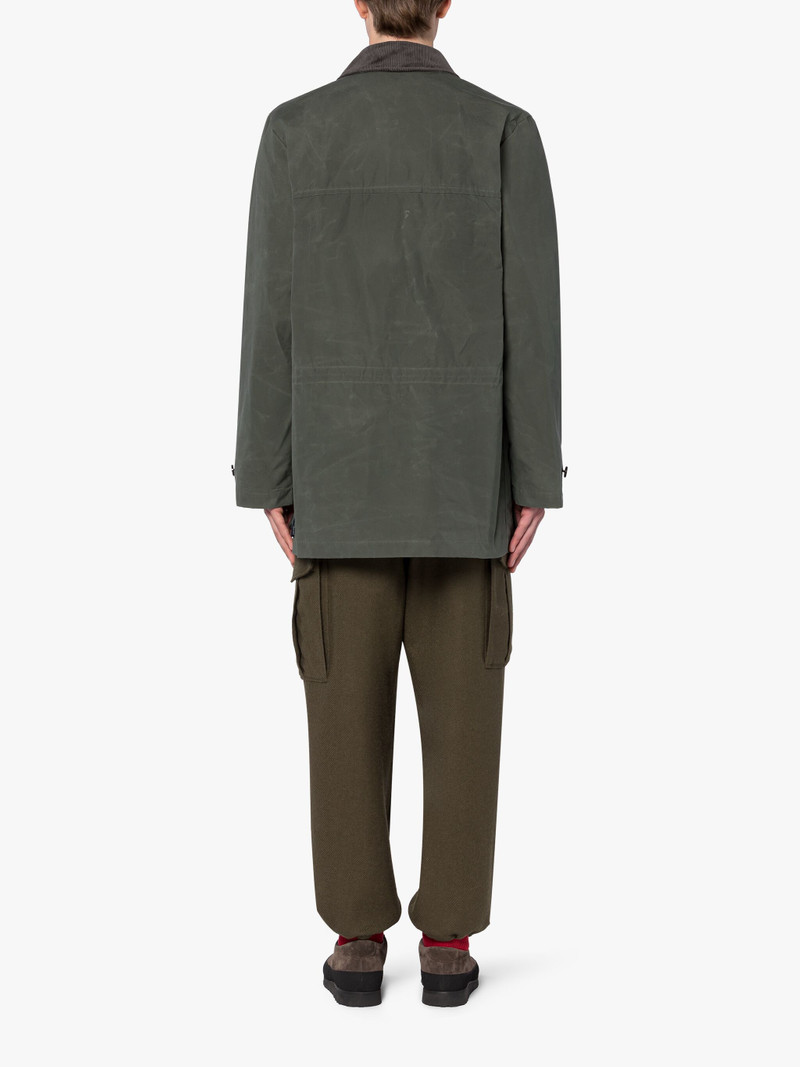 COUNTRY GREEN WAXED COTTON COAT 3