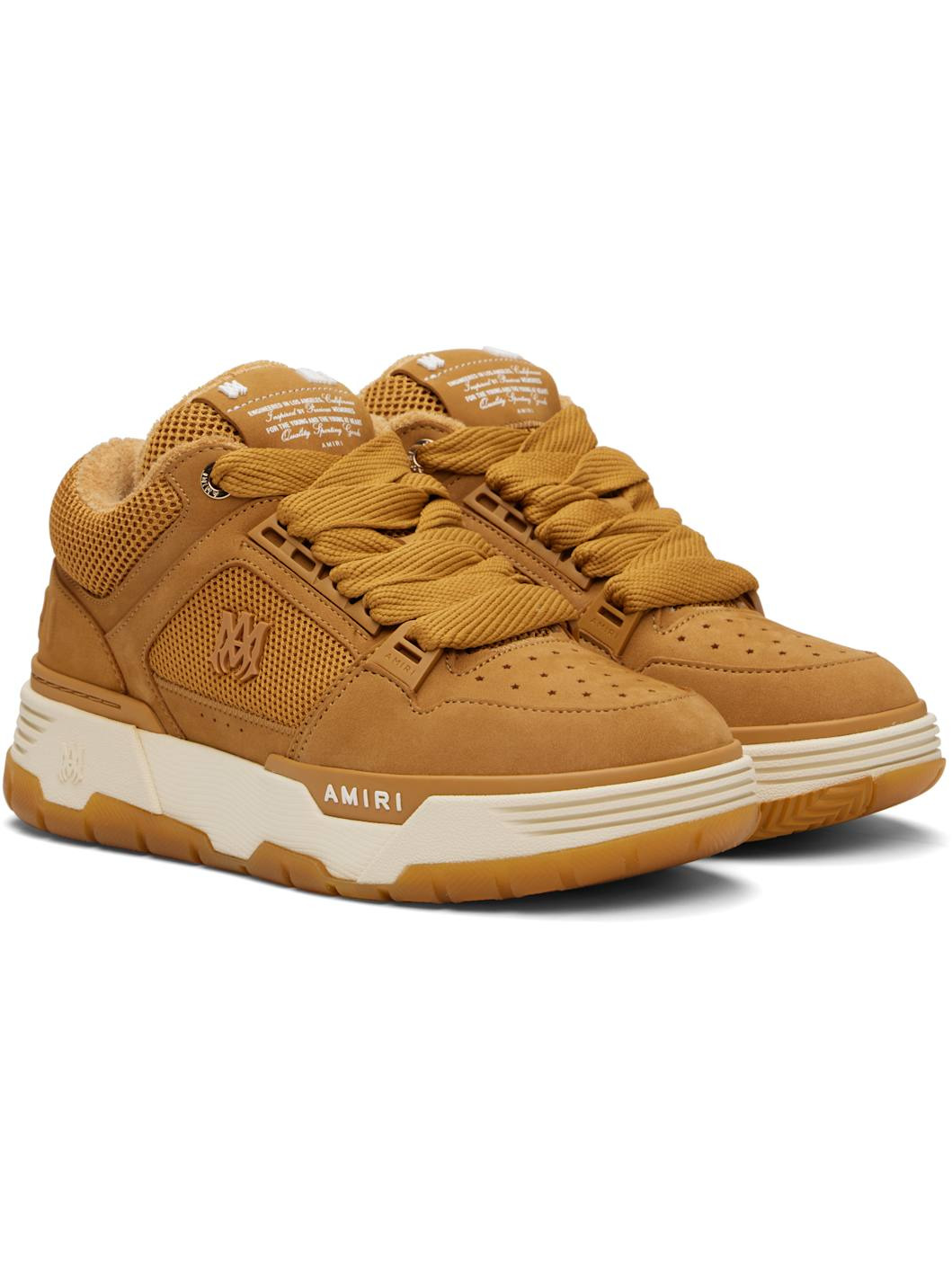 Tan Nubuck MA-1 Sneakers - 4