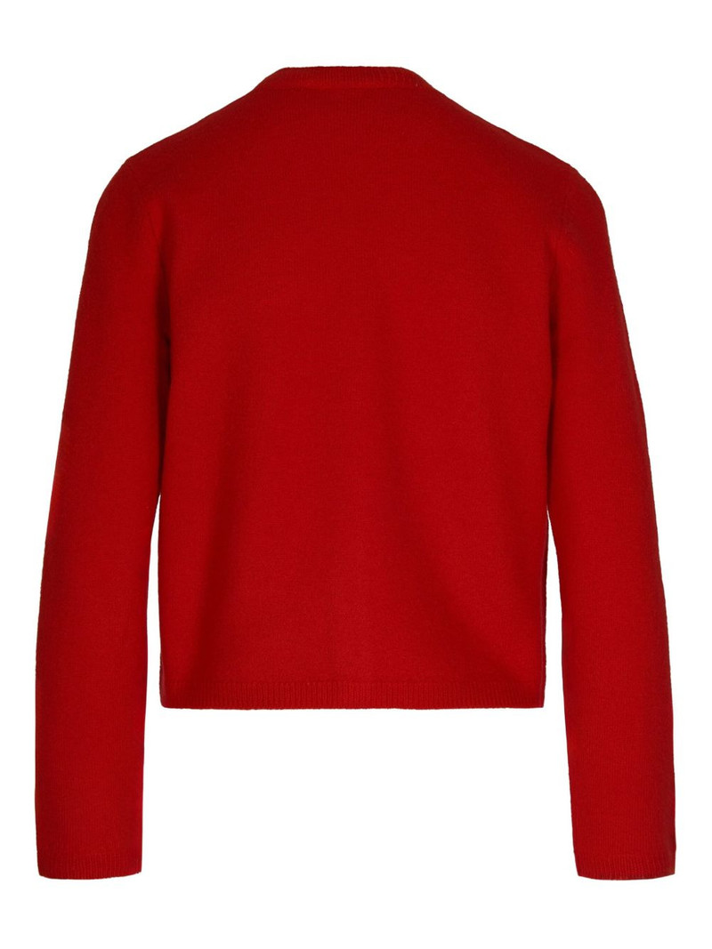 A.P.C. logo-detail cardigan outlook
