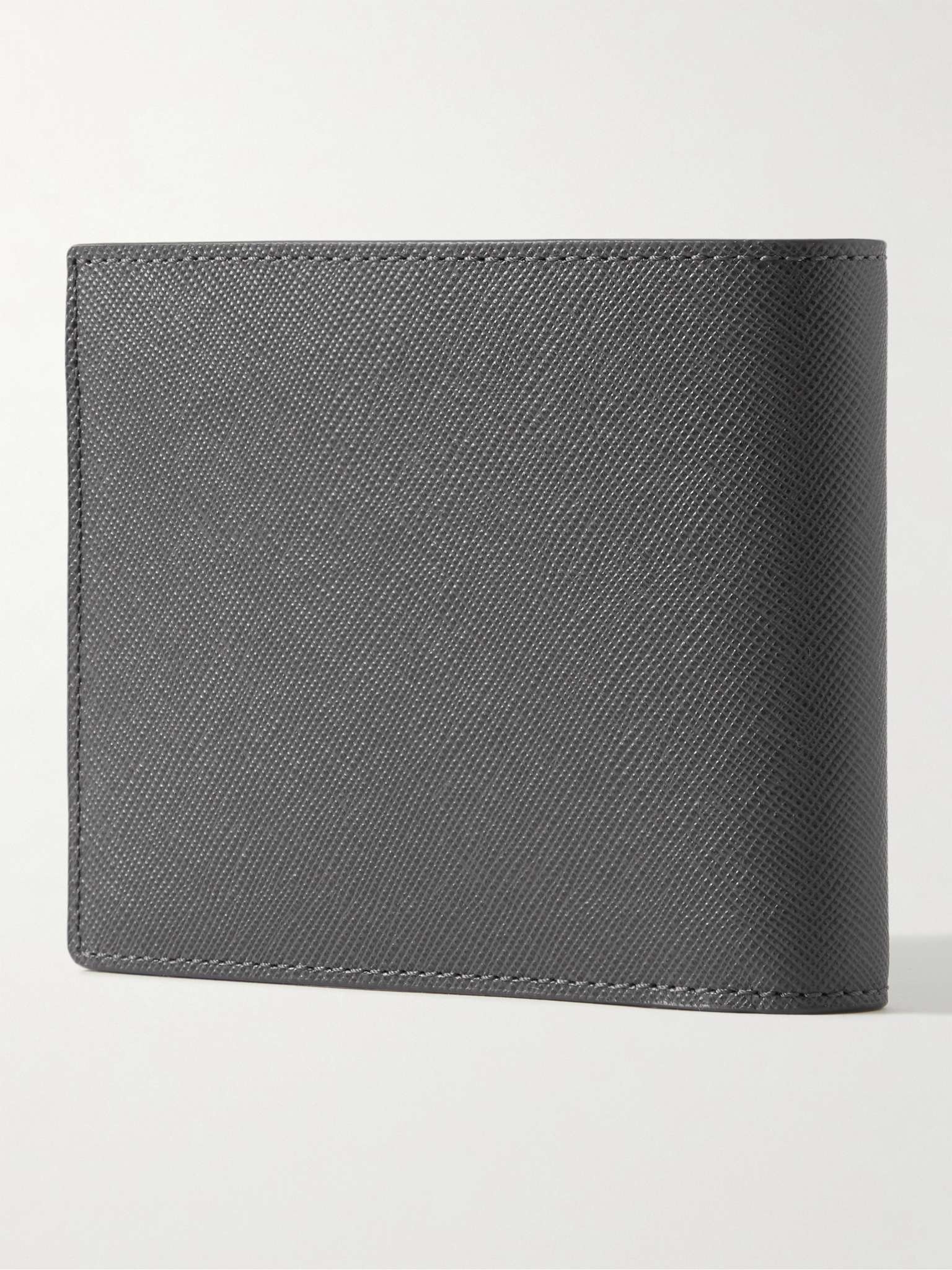 Sartorial Cross-Grain Leather Billfold Wallet - 3