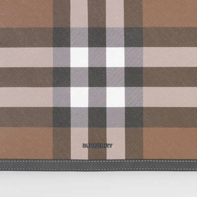 Burberry Check and Leather Zip Pouch outlook