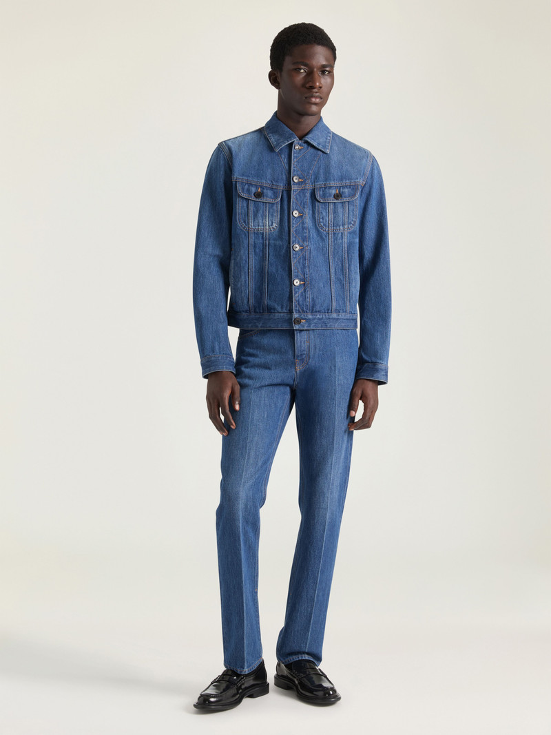 Givenchy STRAIGHT FIT SHADOW WASHED JEANS WITH CREASE EFFECT outlook