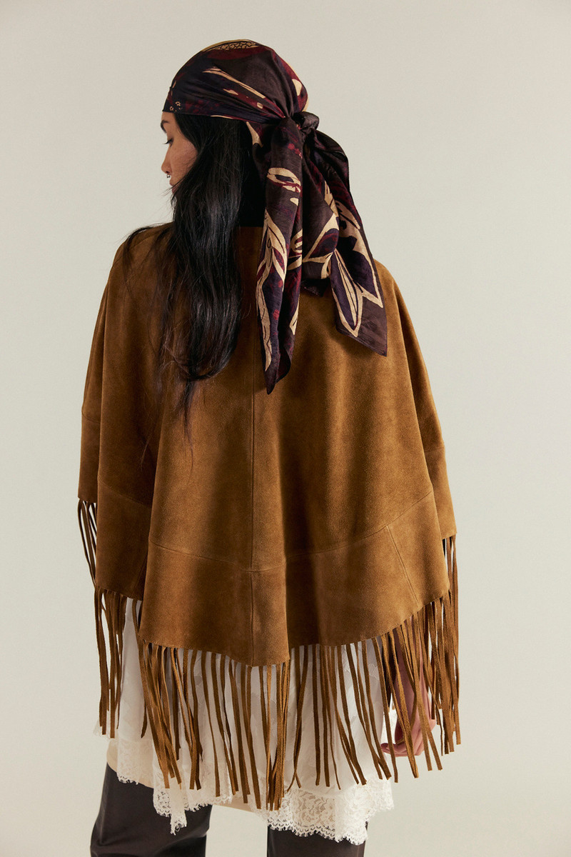 Fire Nights Suede Shawl 3