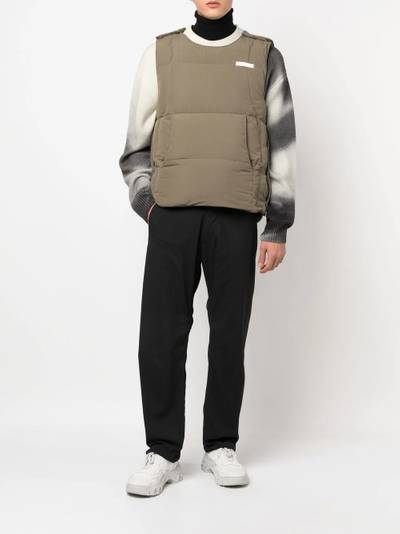 ih nom uh nit military-vest feather-down gilet outlook