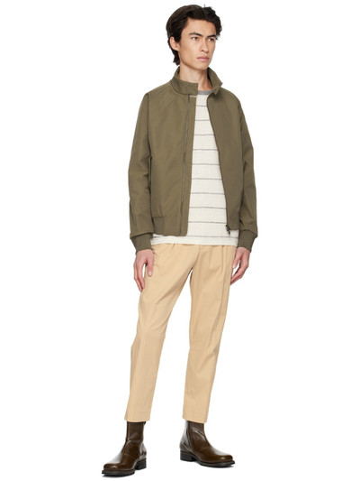 NN07 Khaki Dawson 1430 Bomber Jacket outlook