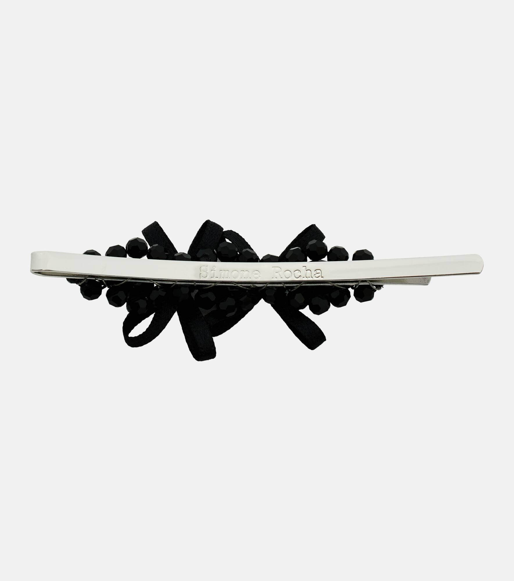 Crystal-embellished hair clip - 4