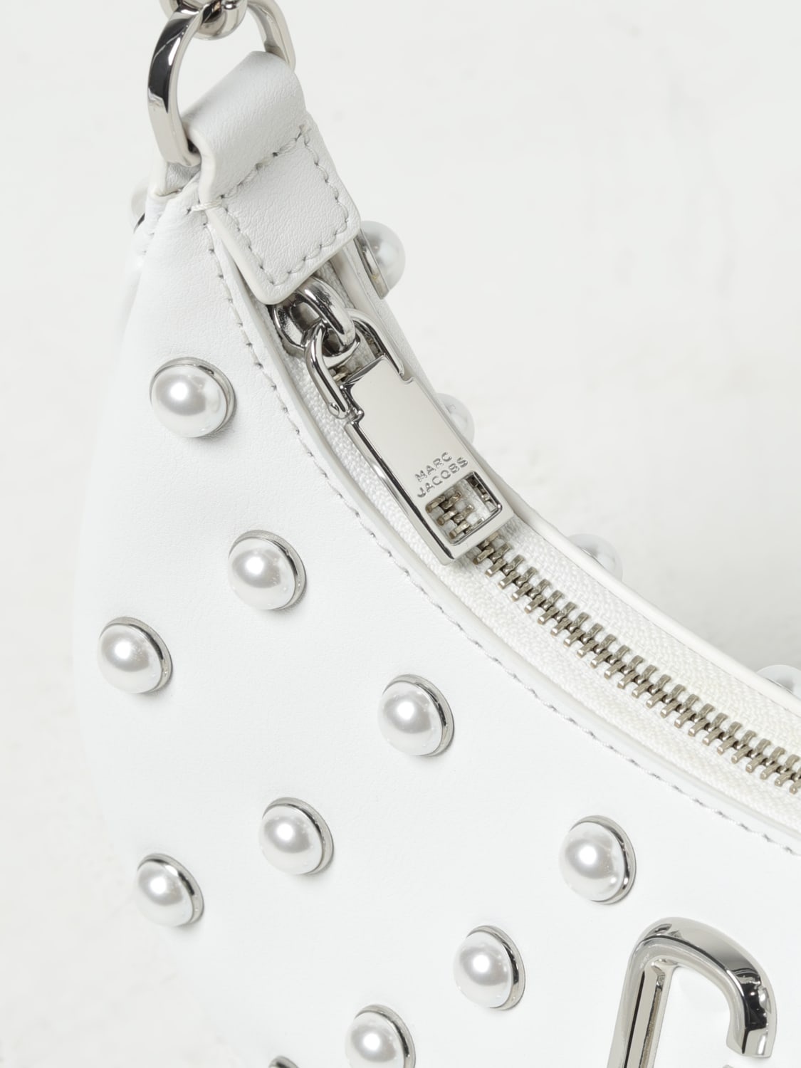 Marc Jacobs The Curve Bag in leather with synthetic pearls - 3