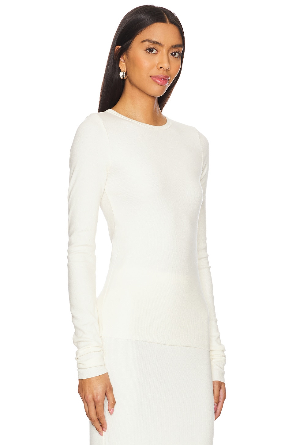 Long Sleeve Fitted Top - 2