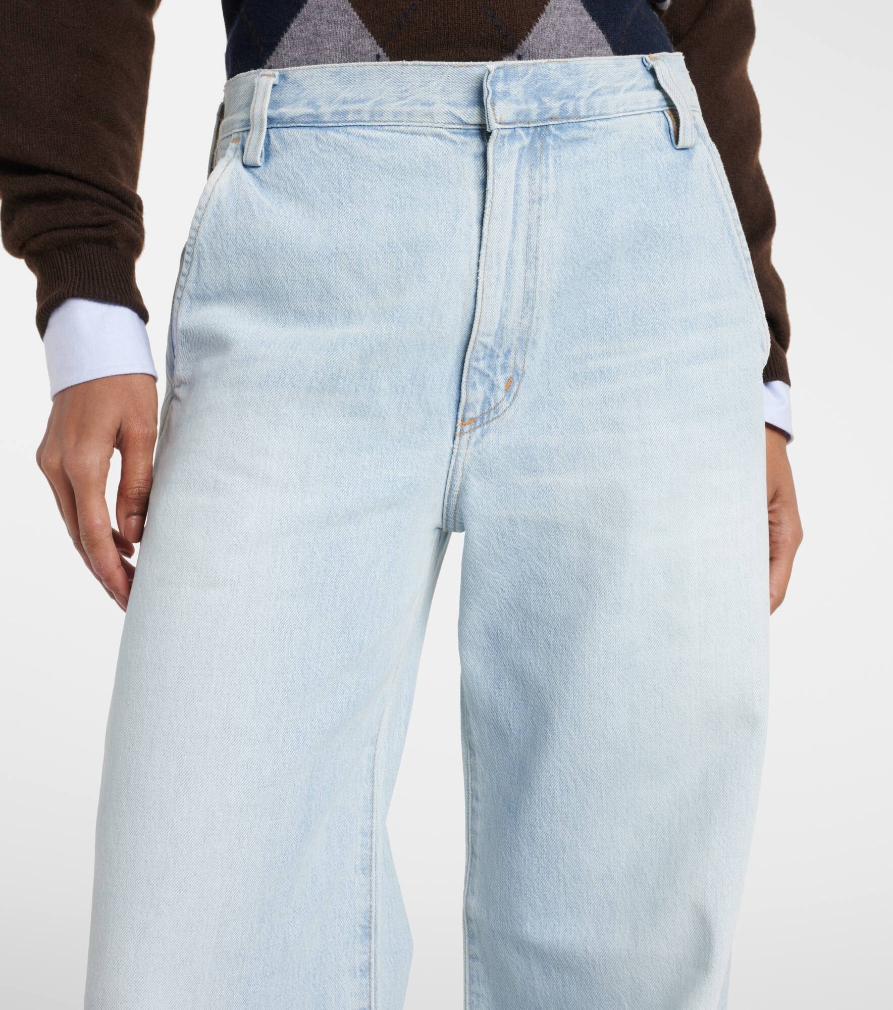 Shona high-rise wide-leg jeans - 4
