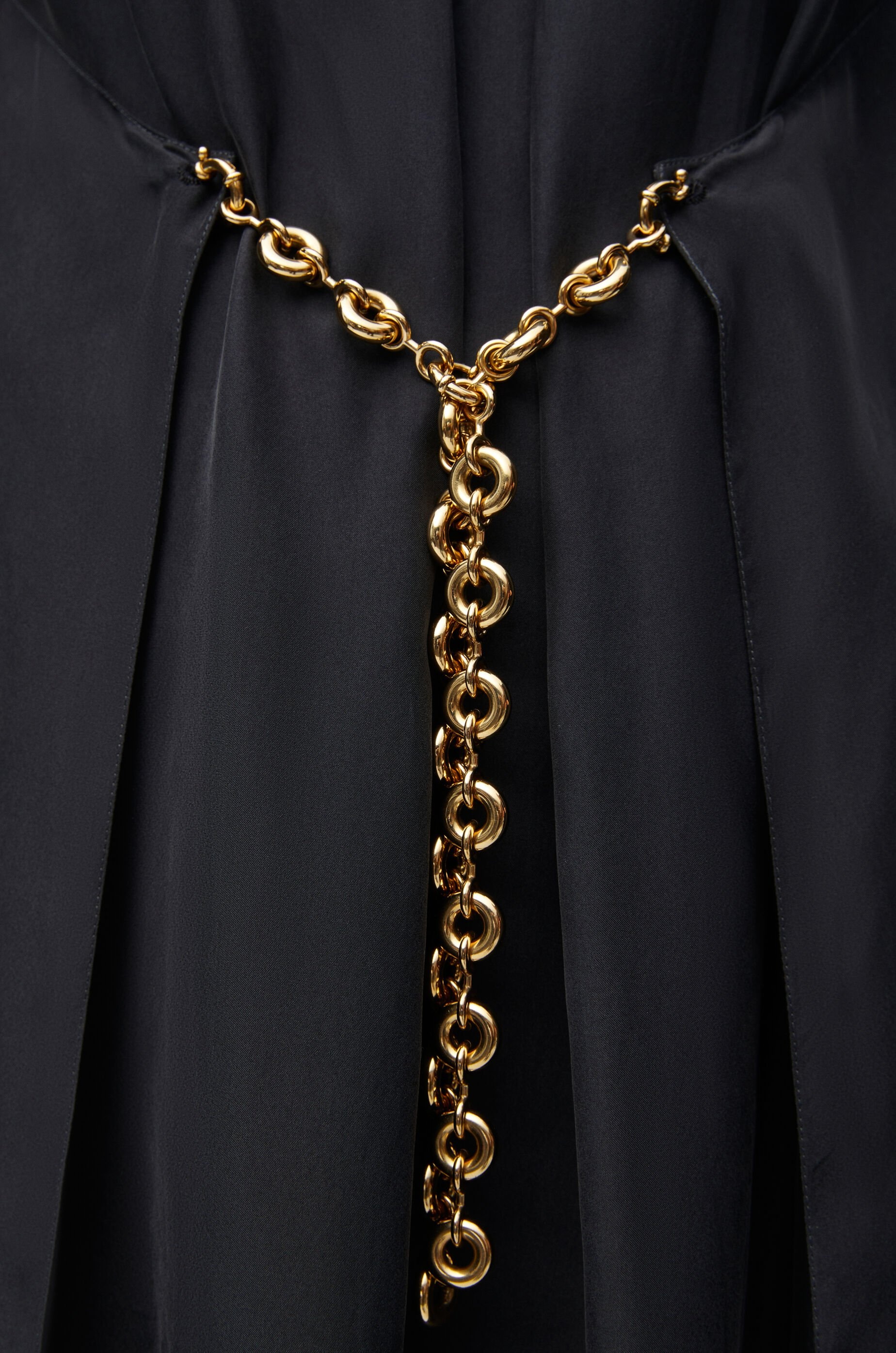 Chain dress in silk - 5