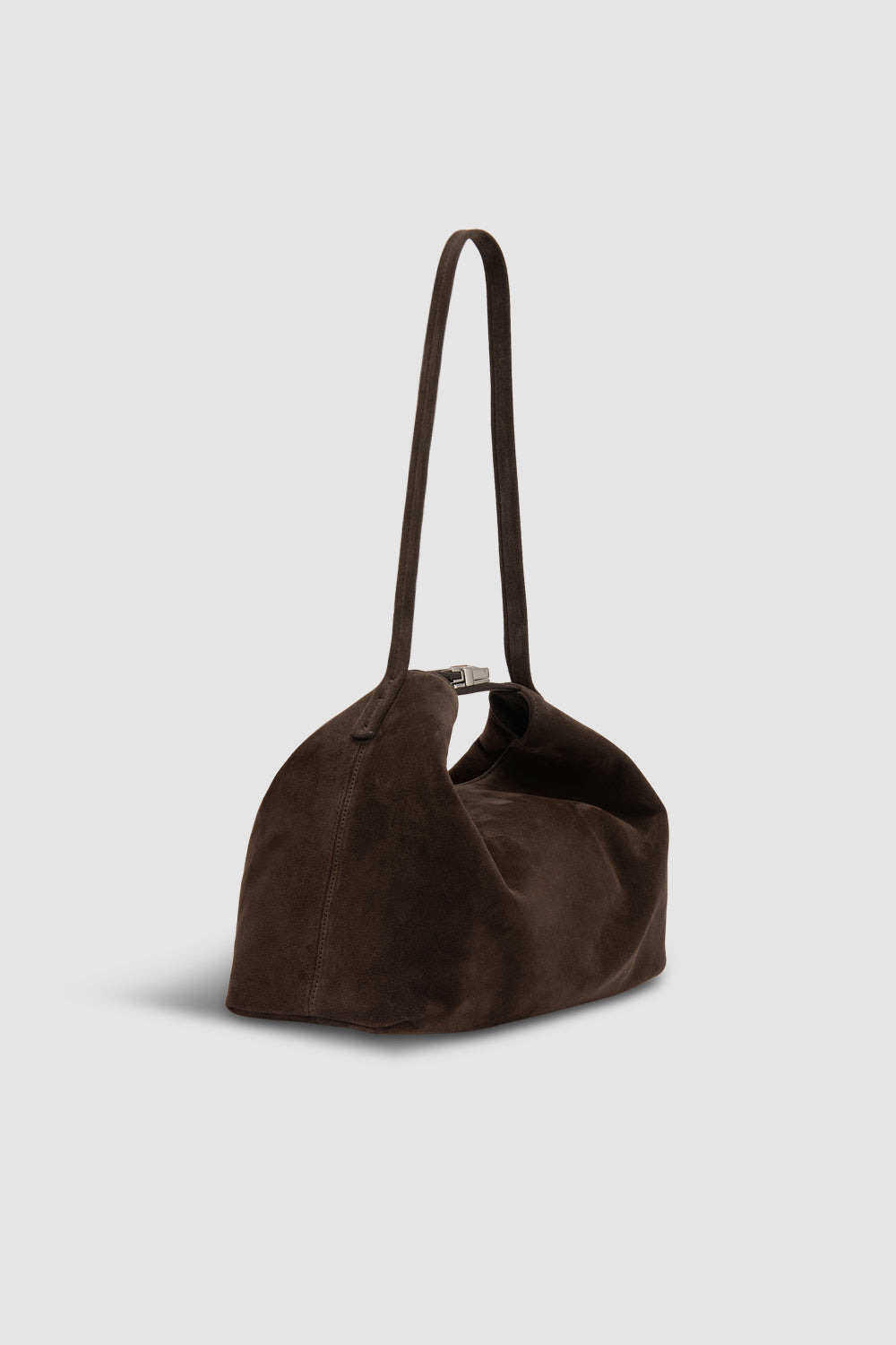 Bea Ristretto Suede Leather Hobo Bag - 2