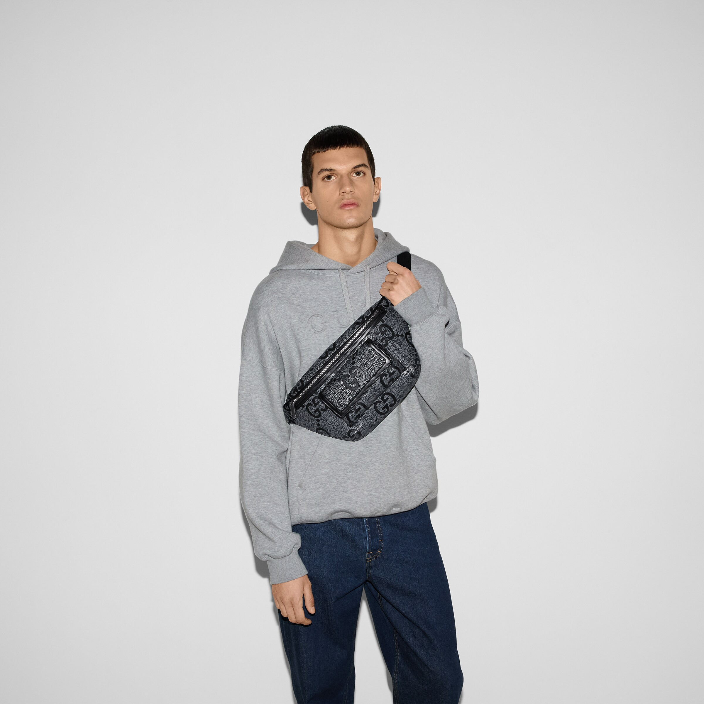 Medium jumbo GG belt bag - 3