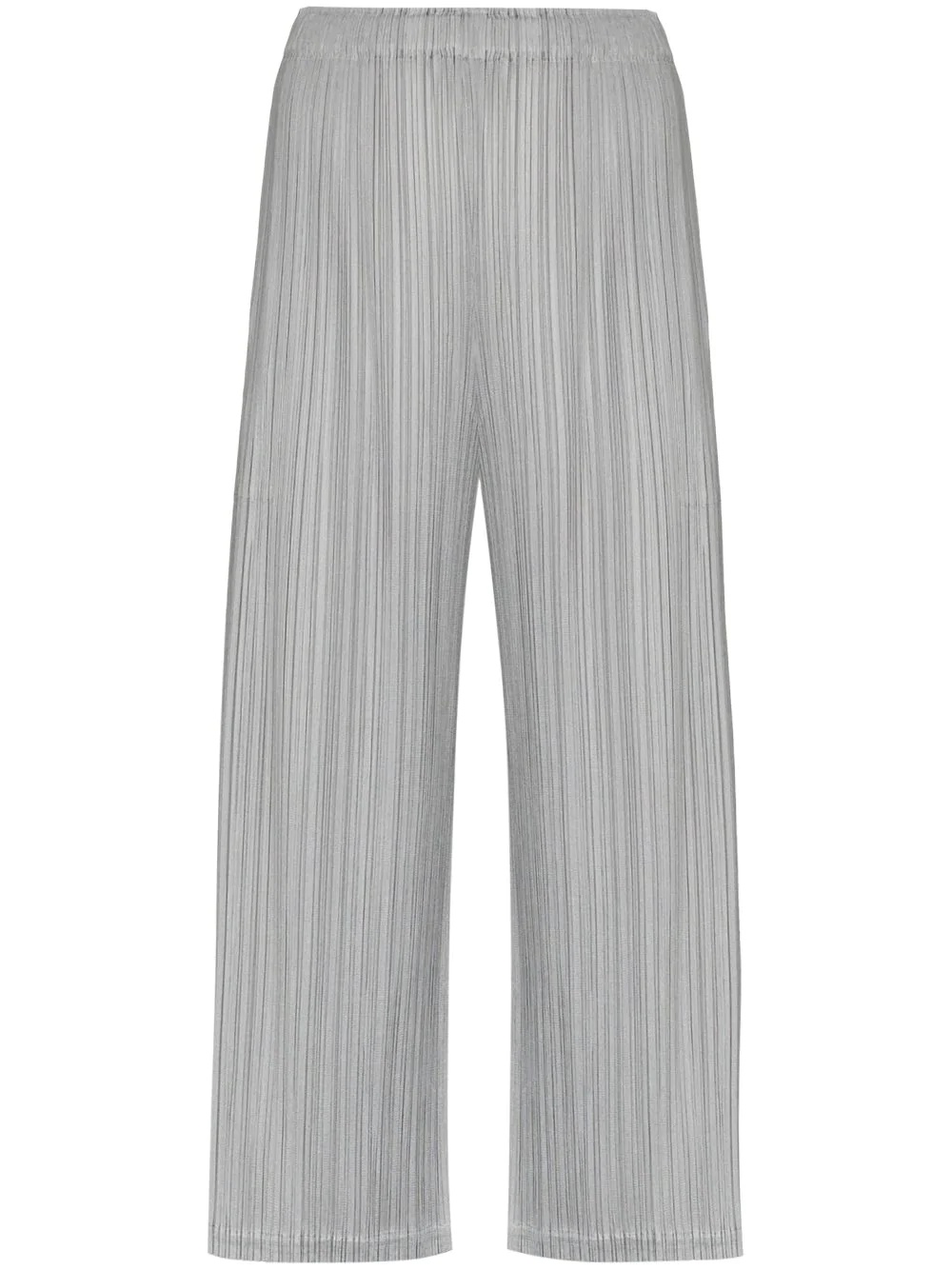 plissé cropped trousers - 1