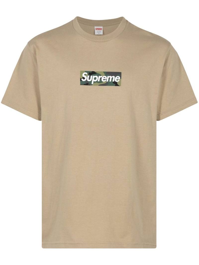 box logo cotton T-shirt 1
