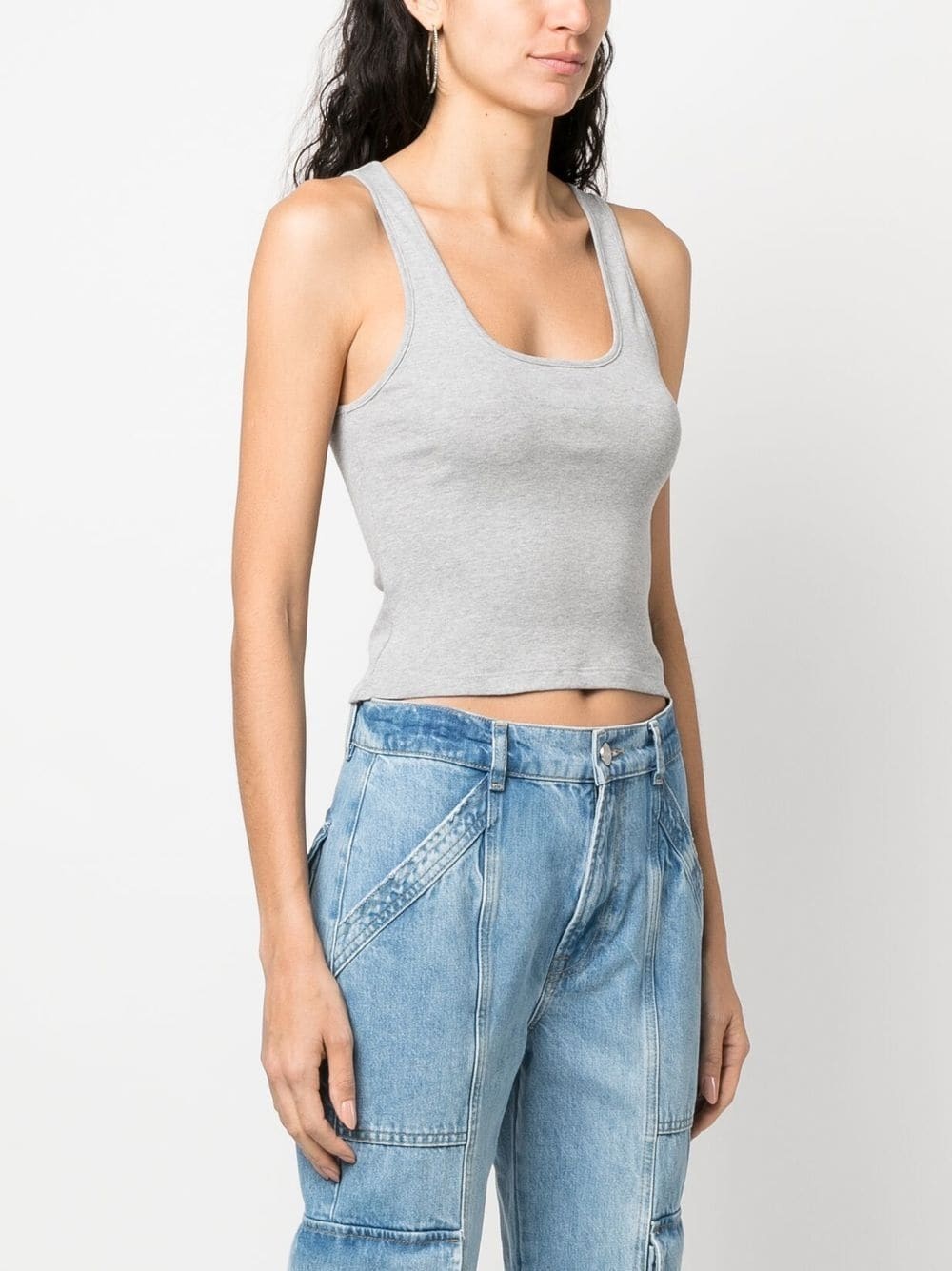 logo-print tank top - 3