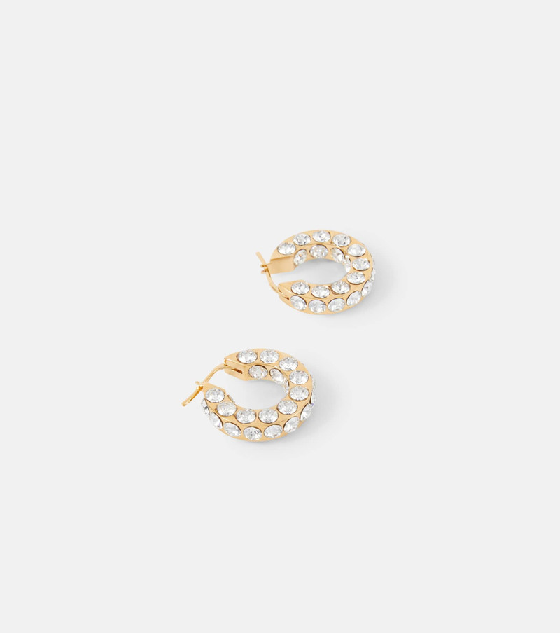 Jahleel crystal-embellished hoop 귀걸이 4