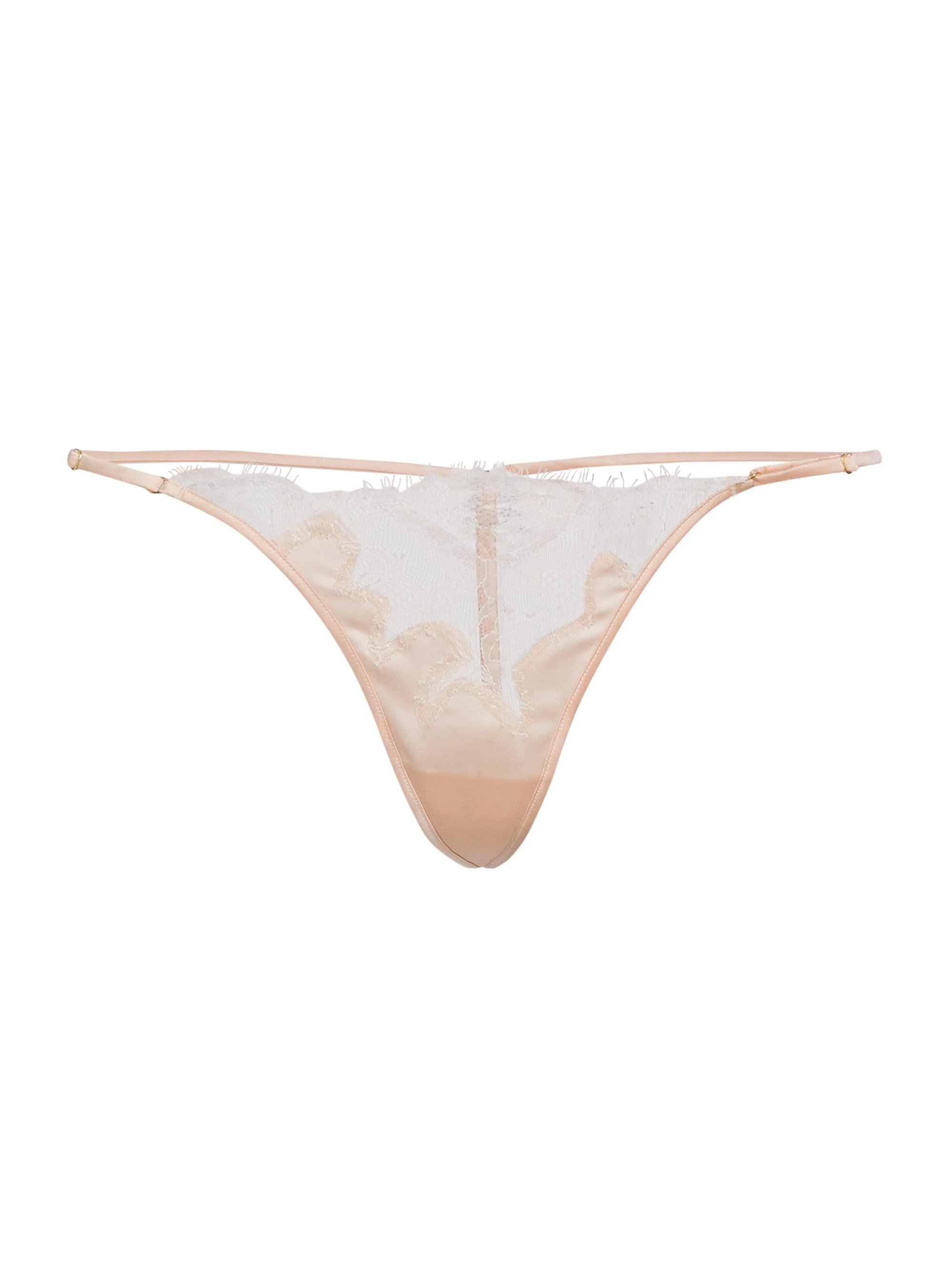 Women's Giselle Lace G-String Panty - Blush Sucre - 1
