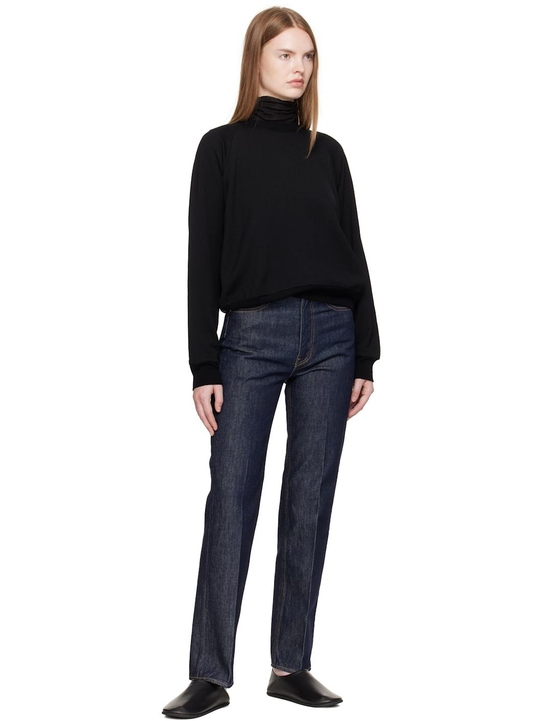 Black Light Wool Pullover Sweatshirt - 4