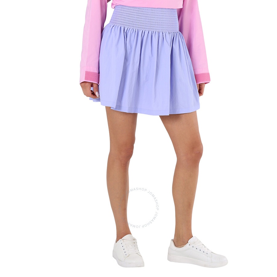Kenzo Lavender K Logo High Waist Mini Skirt - 4