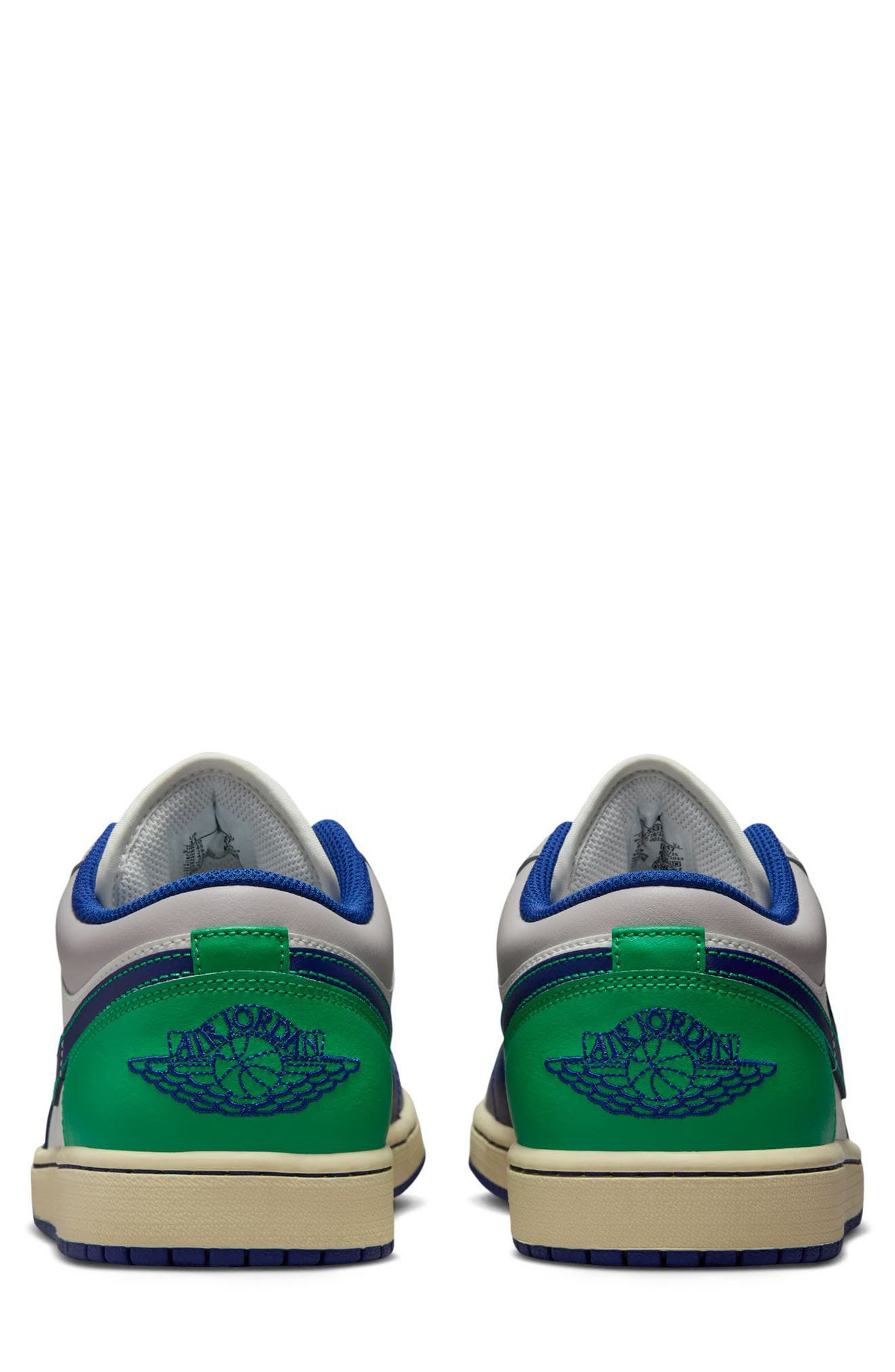 Air Jordan 1 Low Sneaker in Sail/Stadium Green at Nordstrom - 5