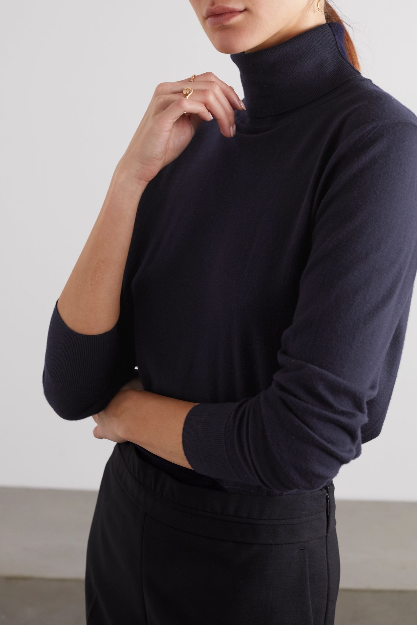 Chanic merino wool and cashmere-blend turtleneck sweater - 3