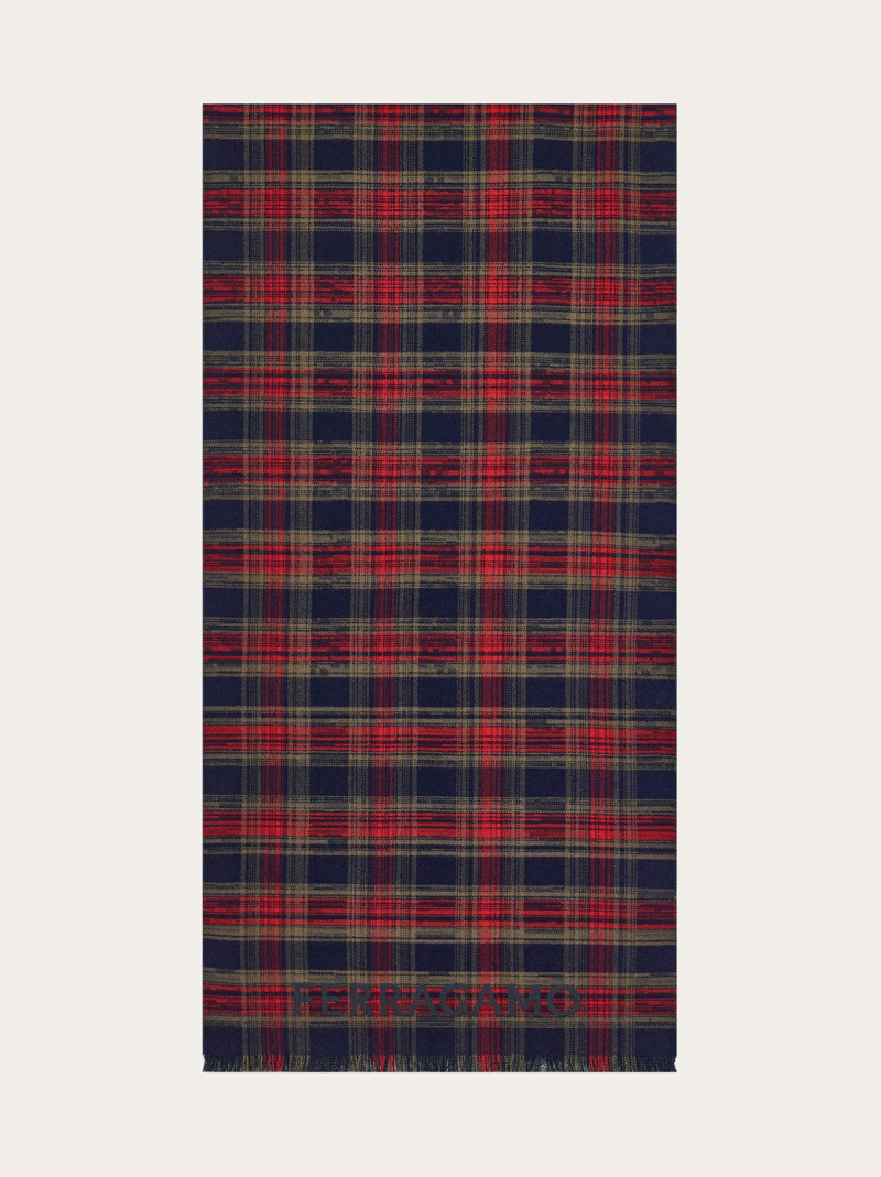 Tartan wool scarf 5