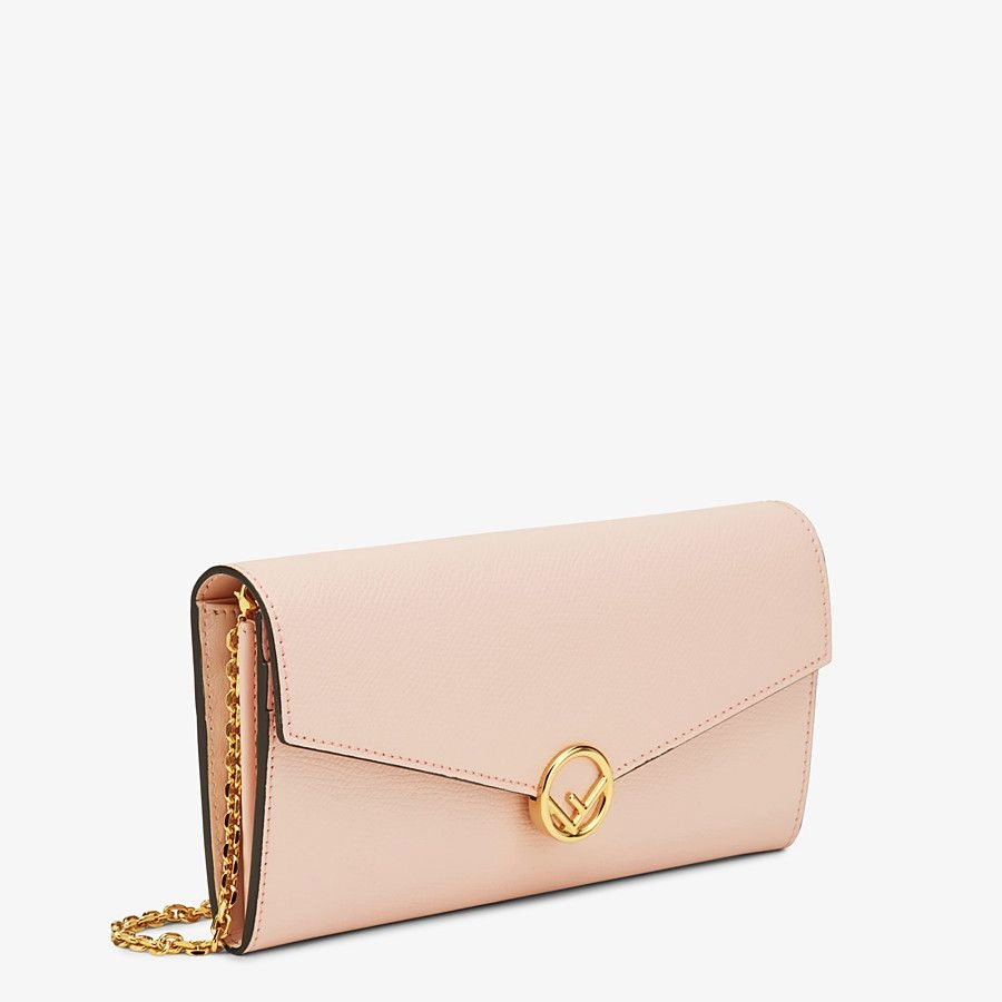 Pink leather wallet - 2