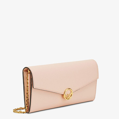 FENDI Pink leather wallet outlook