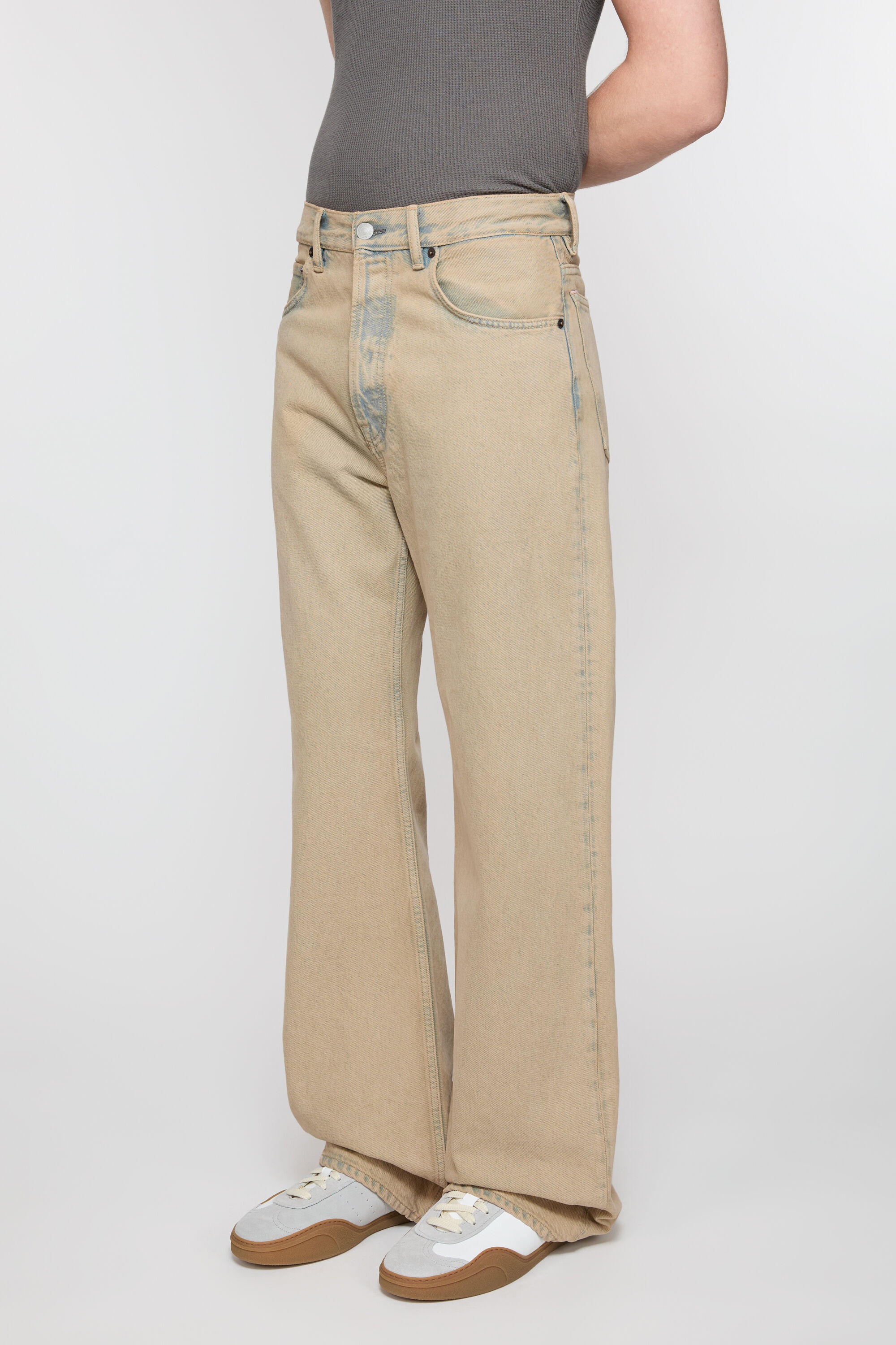 Loose fit jeans - 2021M - Light Sand - 3