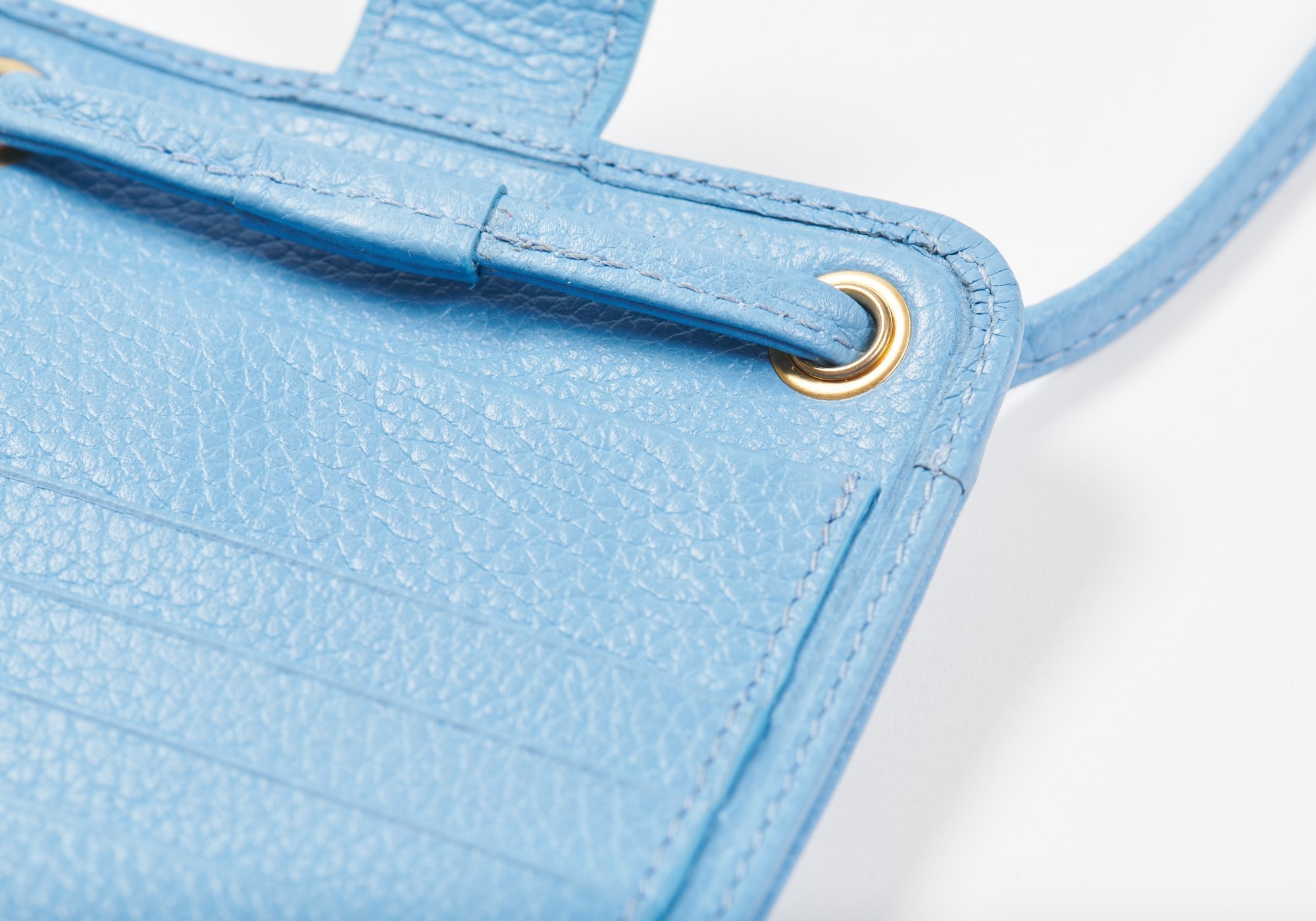 PALACE LEATHER HANGING WALLET BLUE - 8