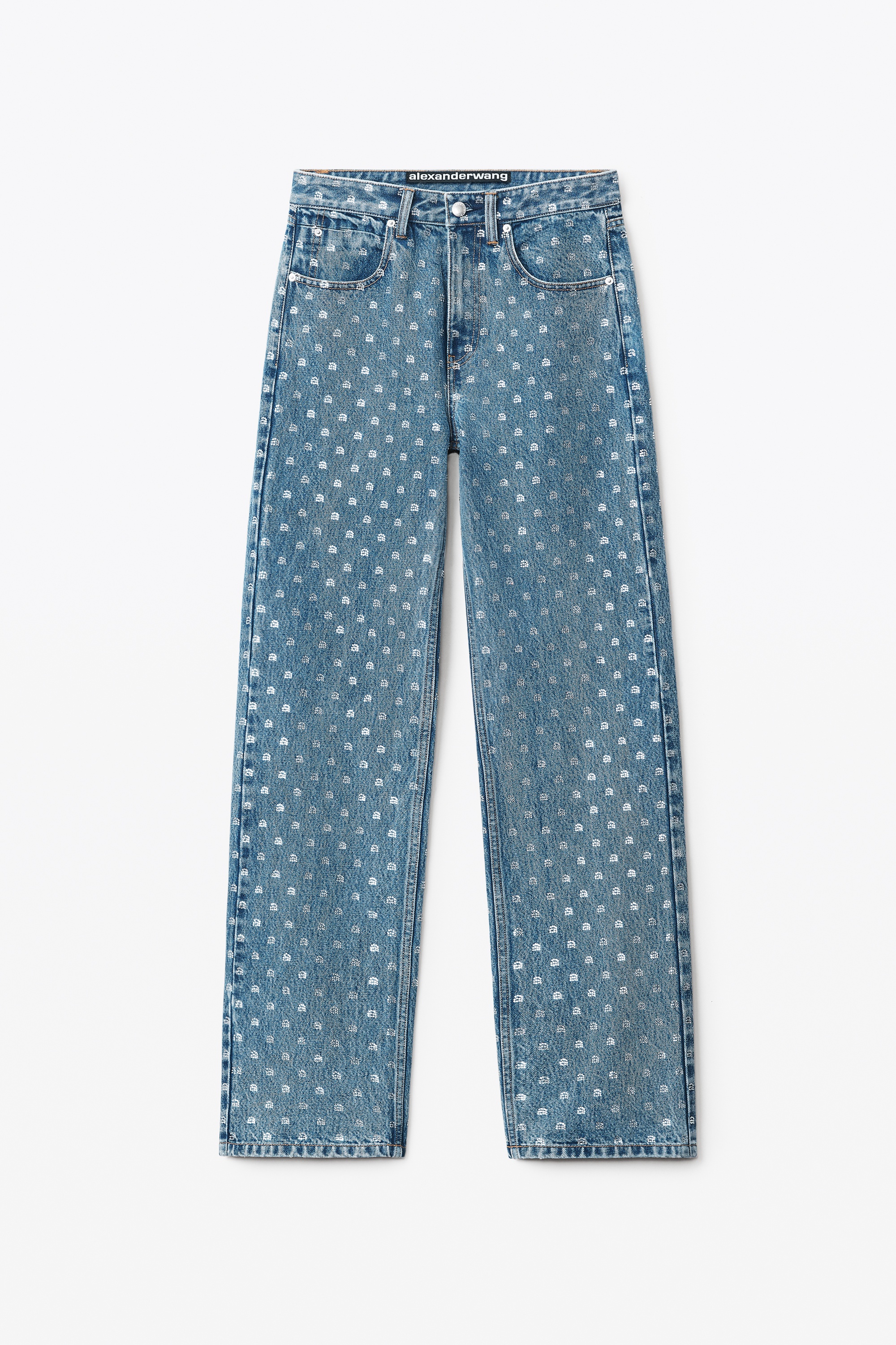 CRYSTAL A MIDRISE JEAN IN DENIM - 1