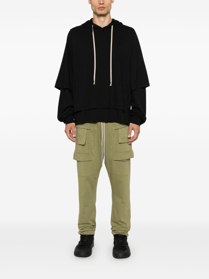 Rick Owens DRKSHDW Hustler hoodie outlook