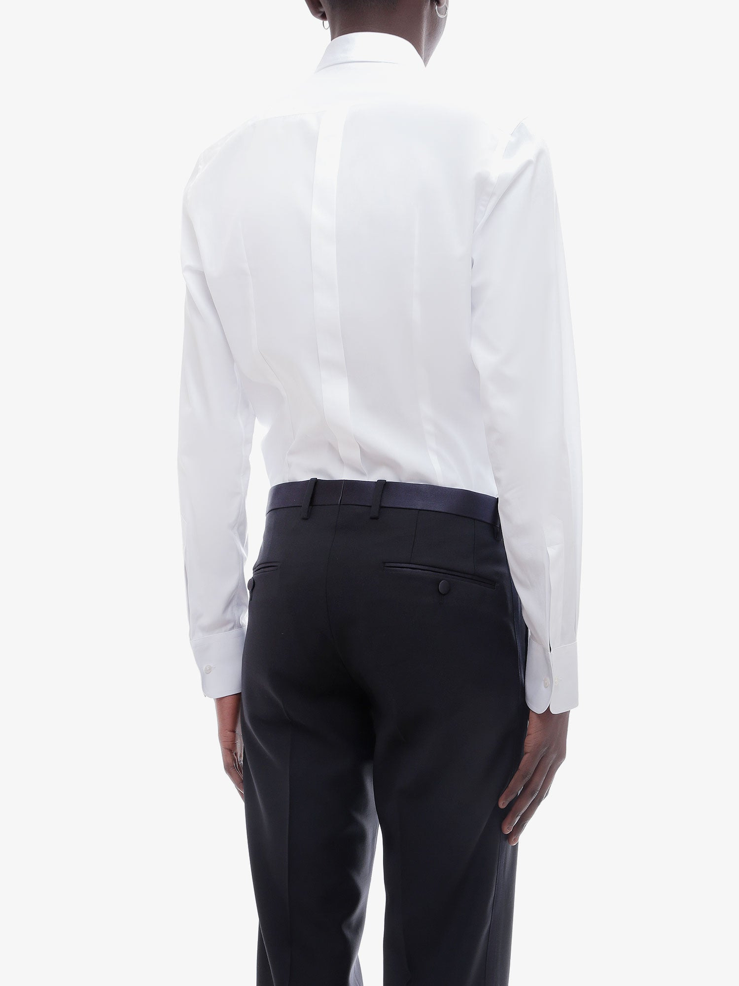 Dolce & Gabbana Cotton Shirt With Frontal Plastron - 4