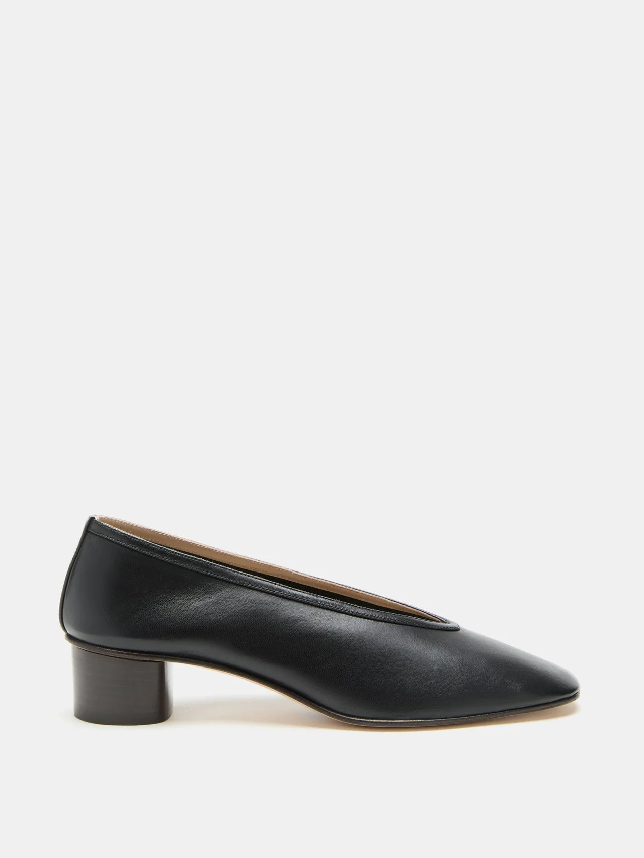 Luna Pump / Black Leather - 1
