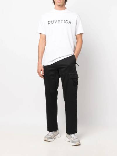 DUVETICA logo-print T-shirt outlook