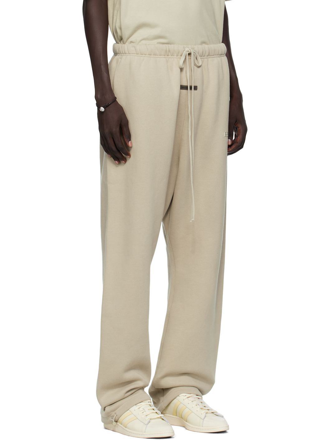 Taupe Relaxed Fleece Sweatpants - 2