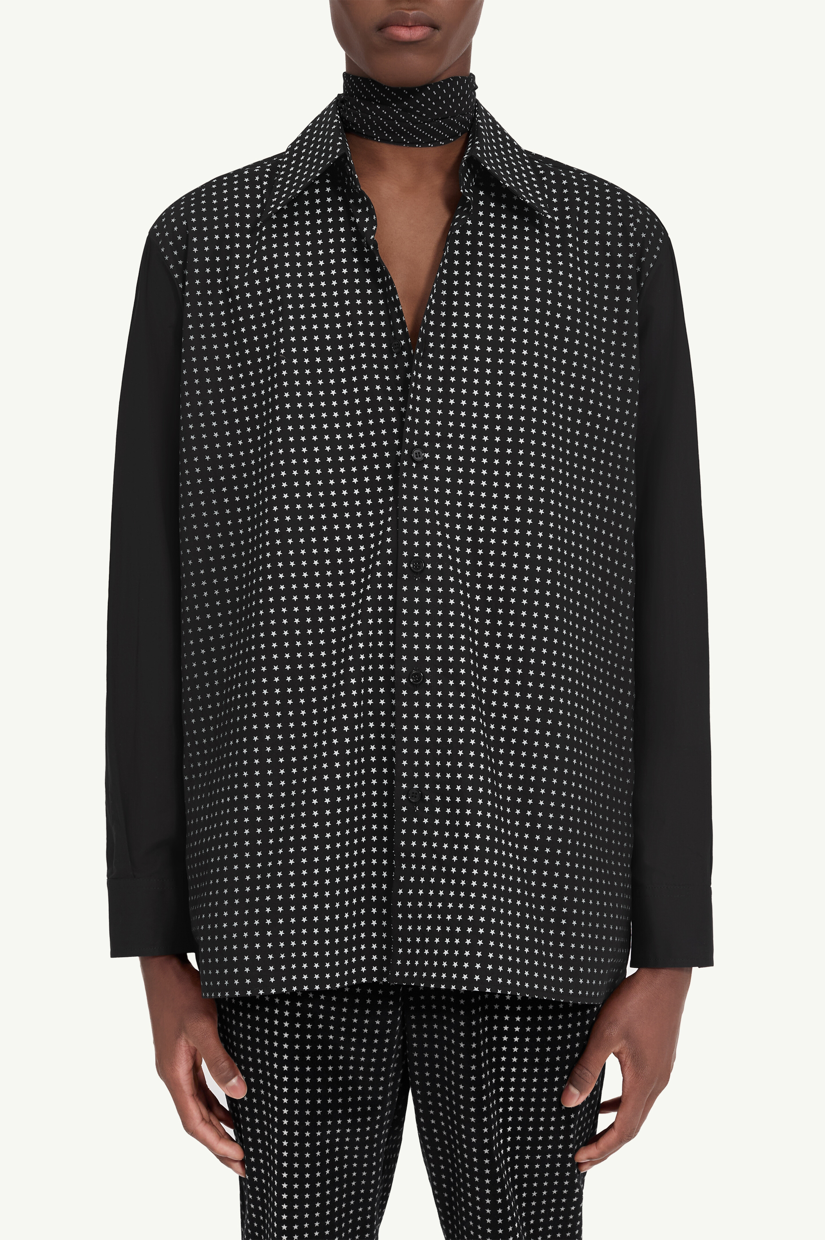 Star cotton poplin shirt - 5