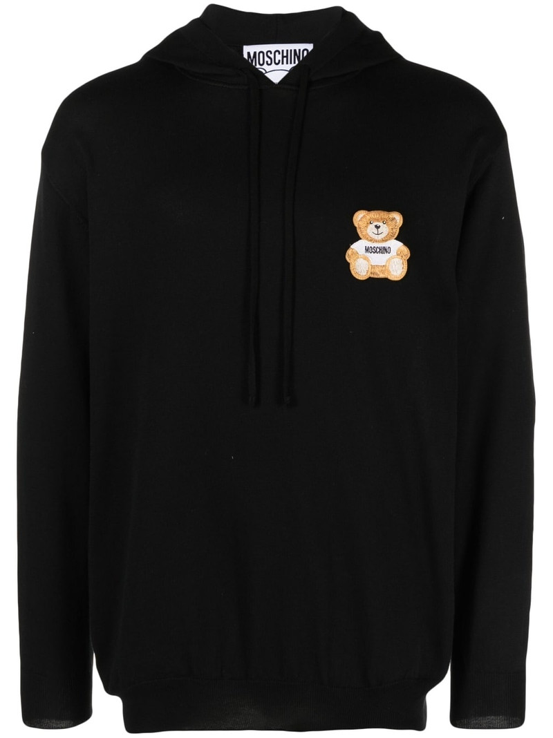 embroidered Teddy Bear hoodie 1