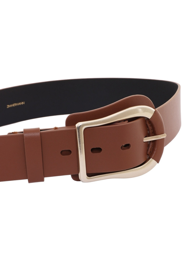 WIDE LEATHER BELT 3