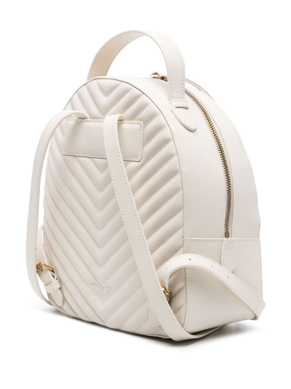 Love Click quilted leather backpack - 3