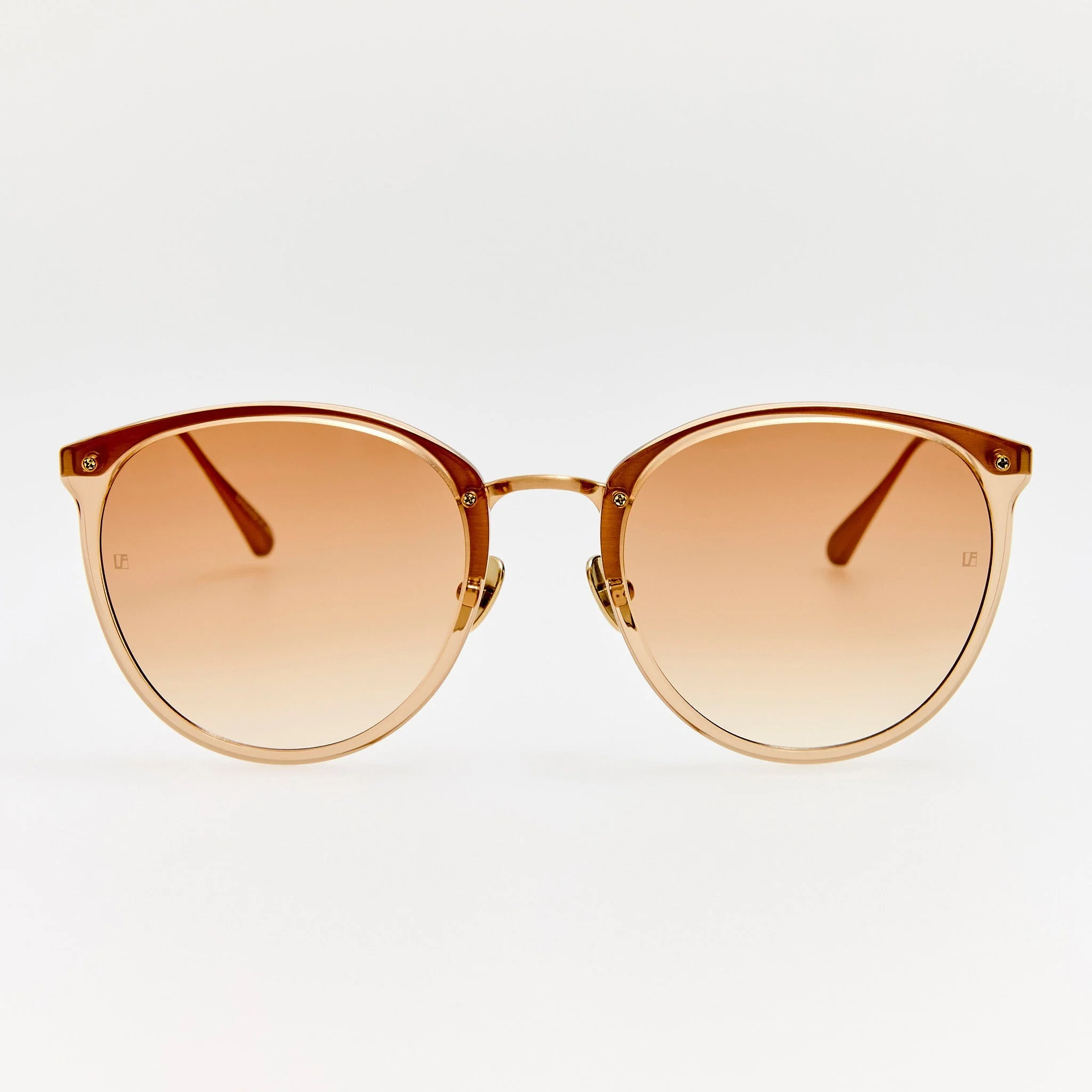 Calthorpe Sunglasses in Matt Champagne and Caramel - 1