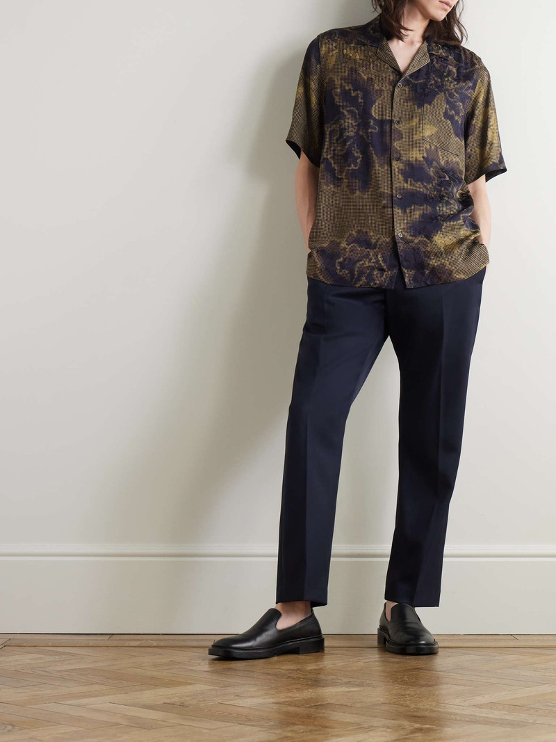 Dries Van Noten Straight-Leg Wool-Twill Trousers outlook